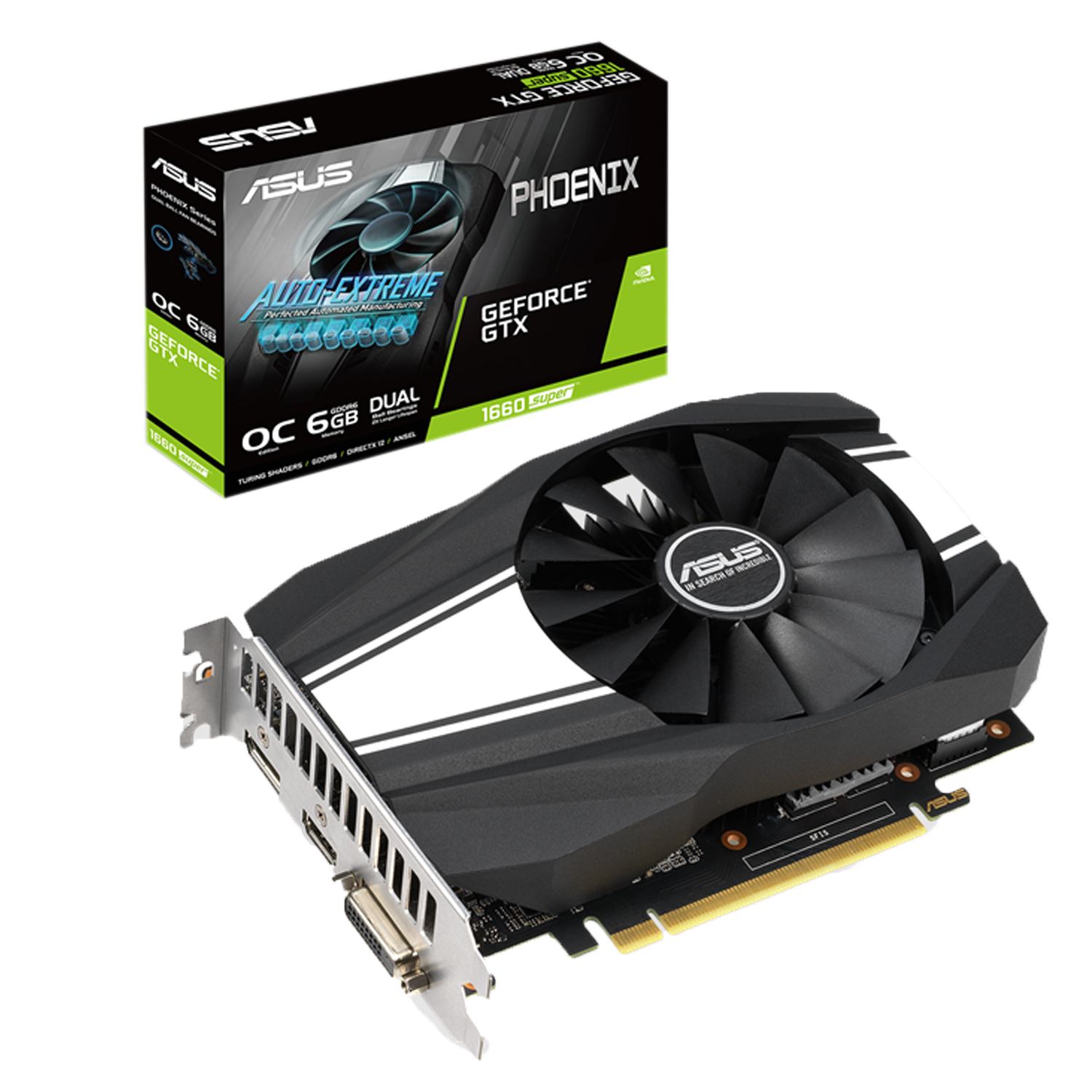 T.V. ASUS GTX 1660 SUPER 6GB OC PHOENIX