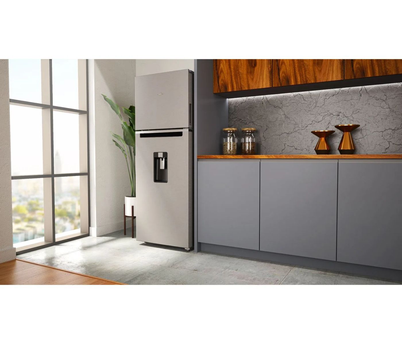 Refrigerador whirlpool mod. wt1133m 11p silver