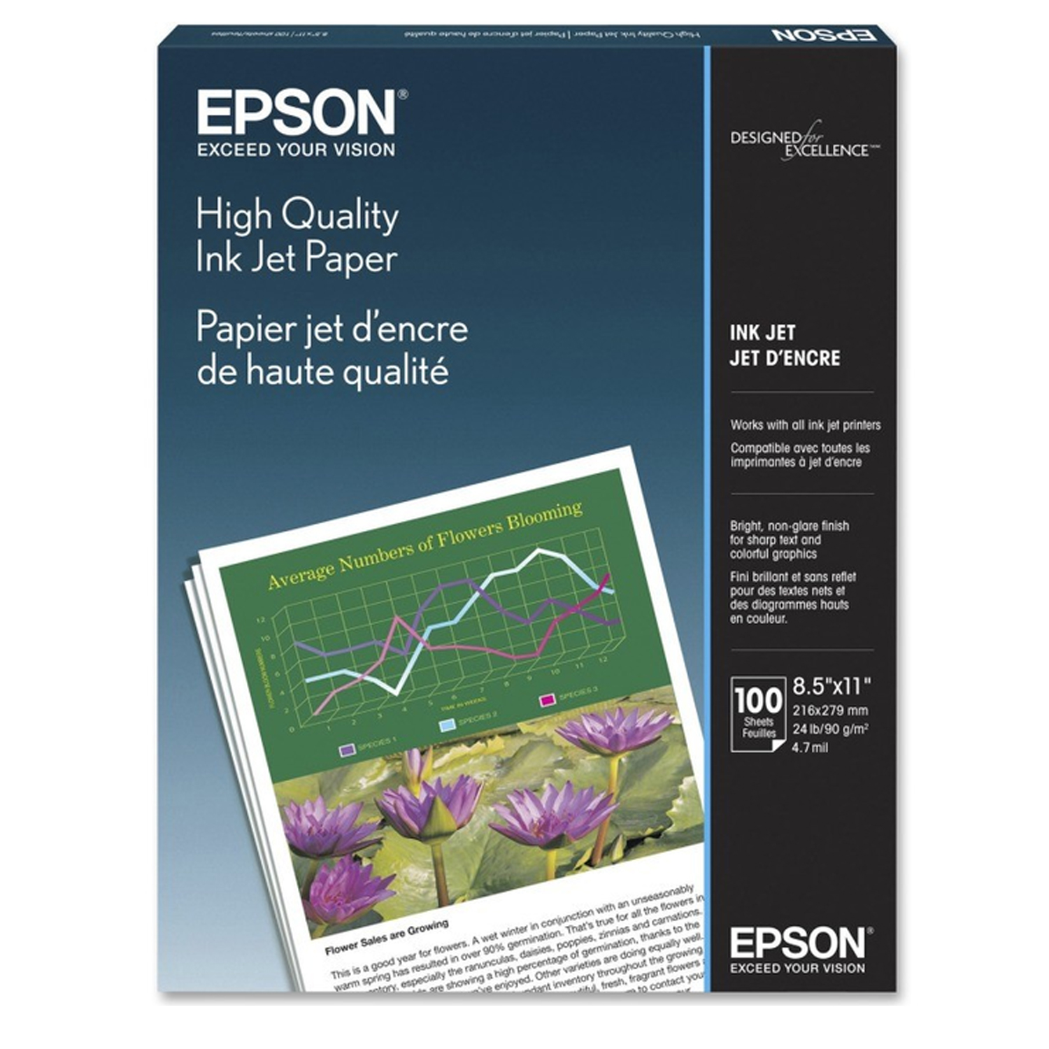 PAPEL EPSON FOTO S041111 ALCALIDAD 100H