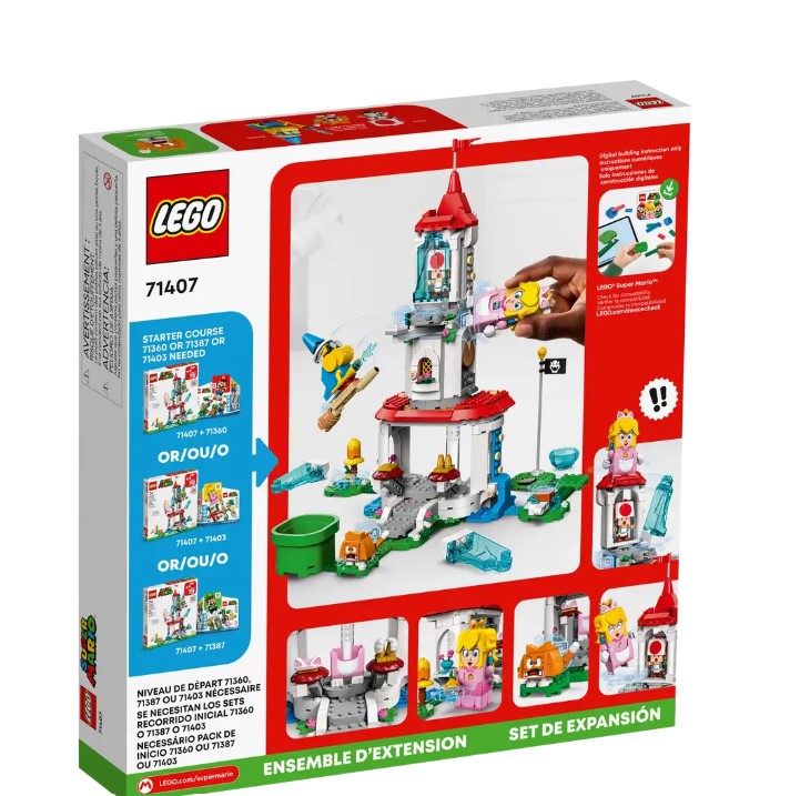 Lego Super Mario 71407 Torre De Hielo Y Traje Peach Felina