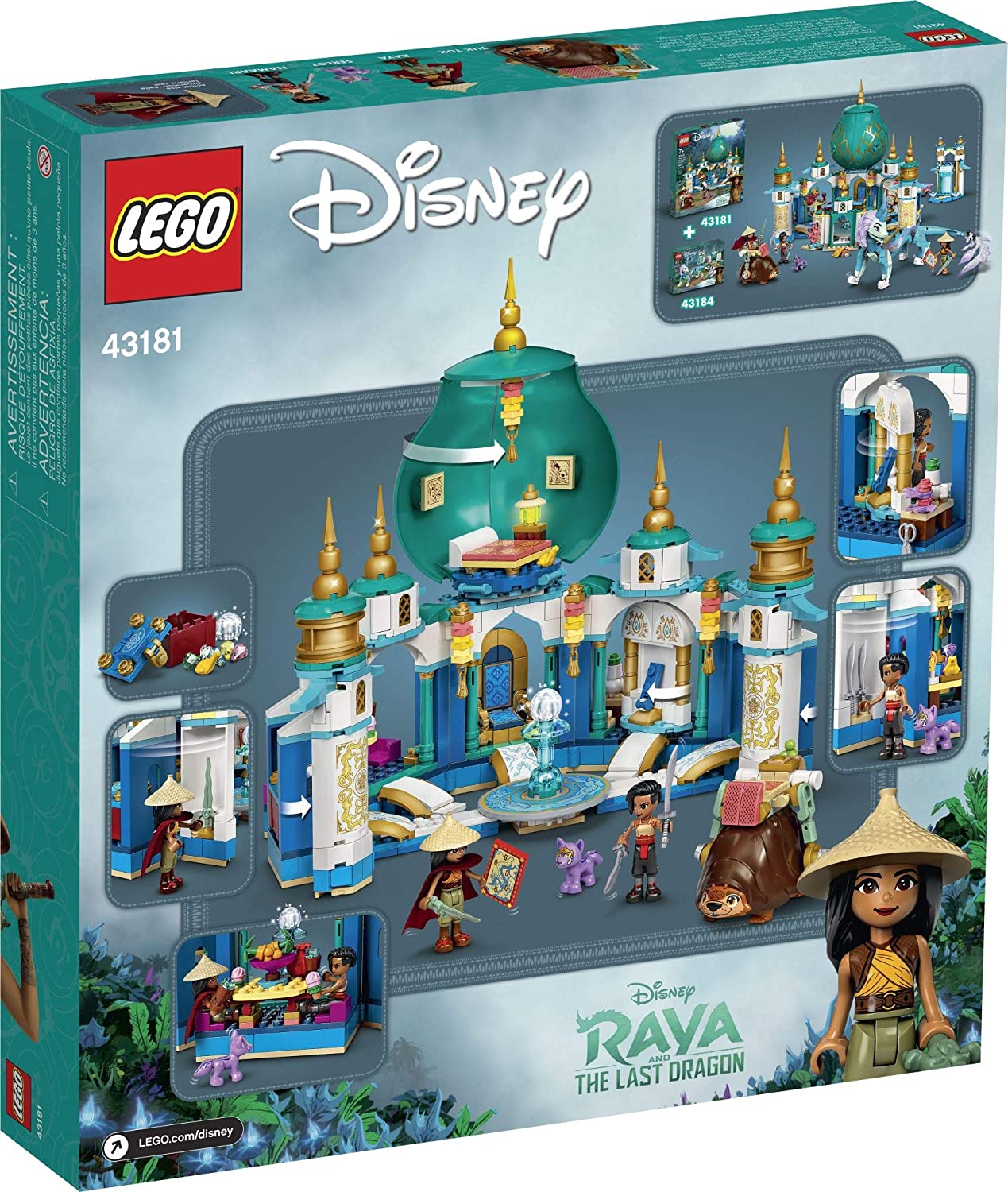 Lego Disney 43181 Raya Y El Palacio Corazón