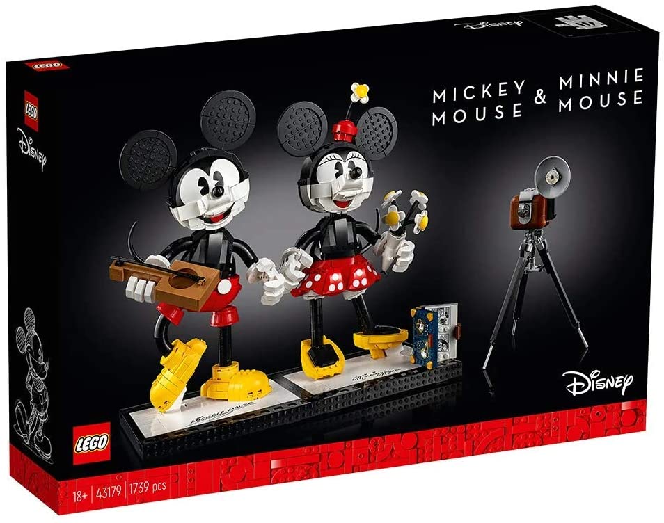 Lego 43179 Mickey Mouse Y Minnie Mouse Figuras Construibles