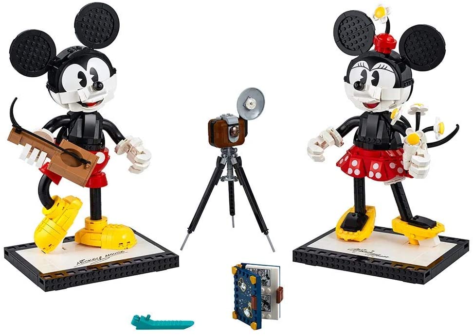 Lego 43179 Mickey Mouse Y Minnie Mouse Figuras Construibles