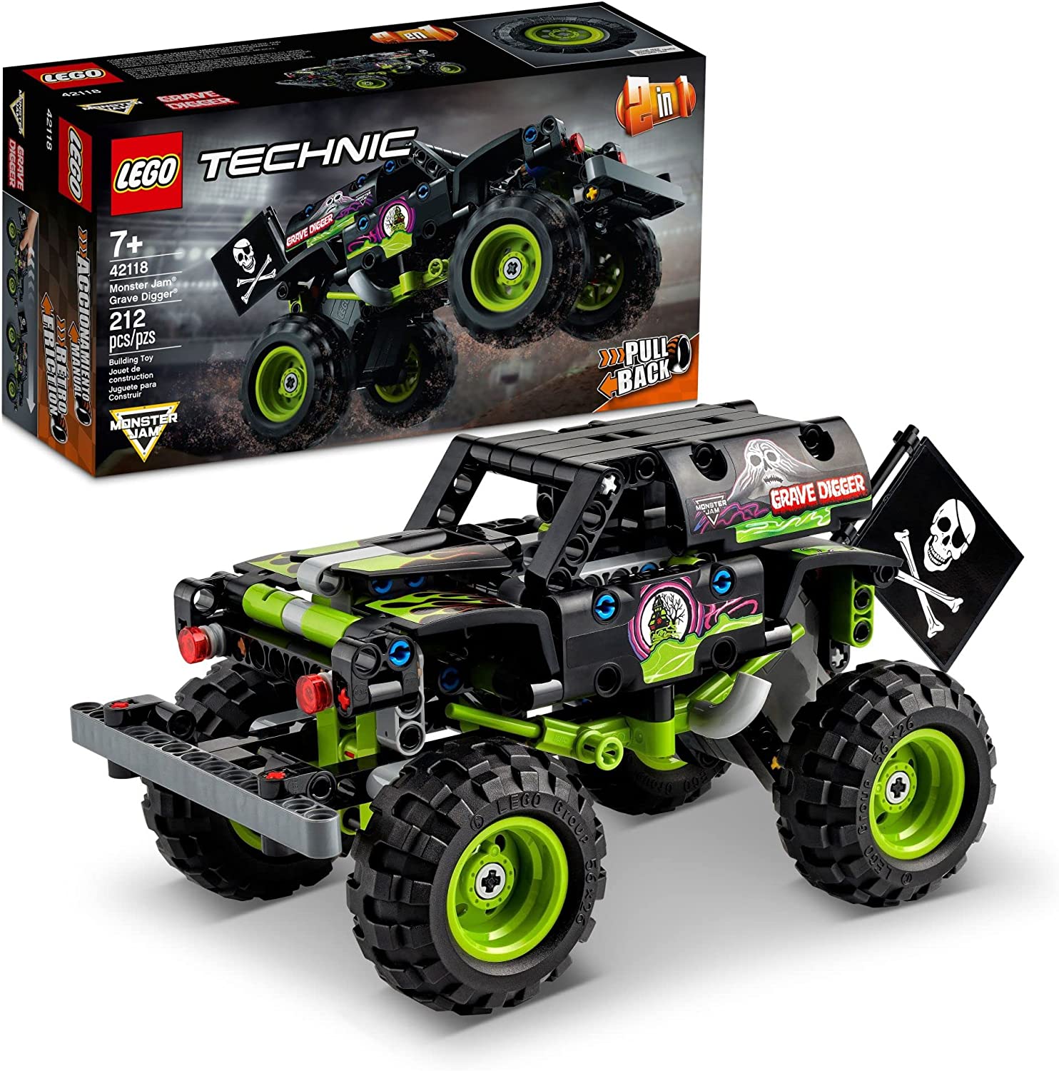 Lego Technic 42118 Monster Jam Grave Digger