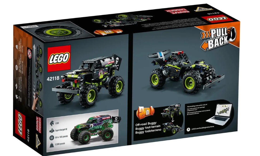 Lego Technic 42118 Monster Jam Grave Digger