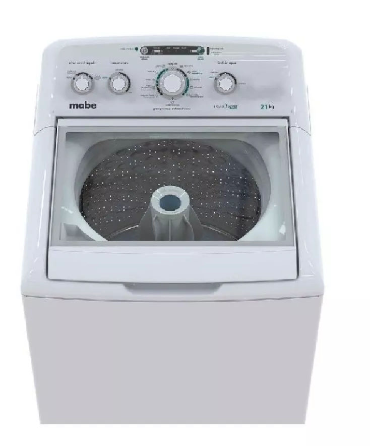 Lavadora Automática Mabe 21kg Blanca De Rodillo Lma71214vba