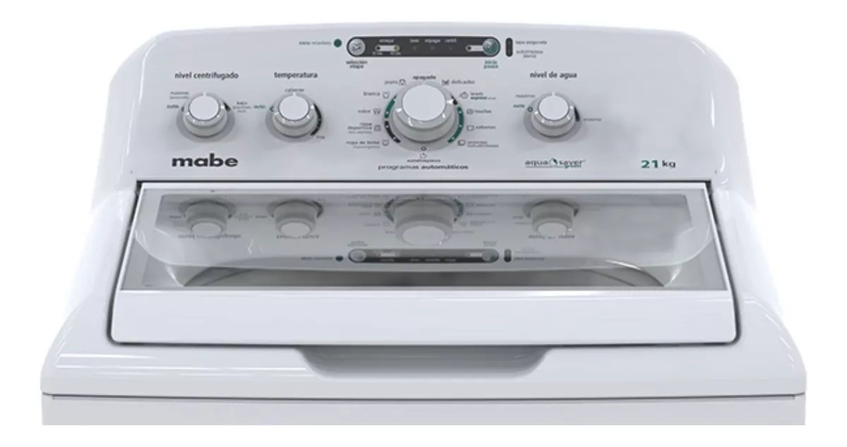 Lavadora Automática Mabe 21kg Blanca De Rodillo Lma71214vba