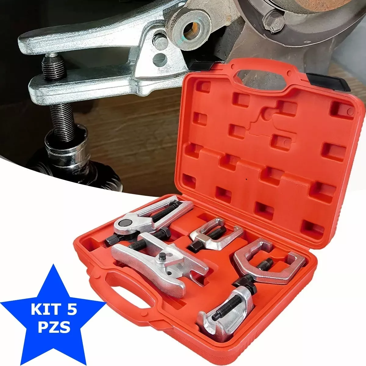Set Extractor De Rótulas Y Articulaciones 4 En 1 – Echtools EC1707, Para Taller