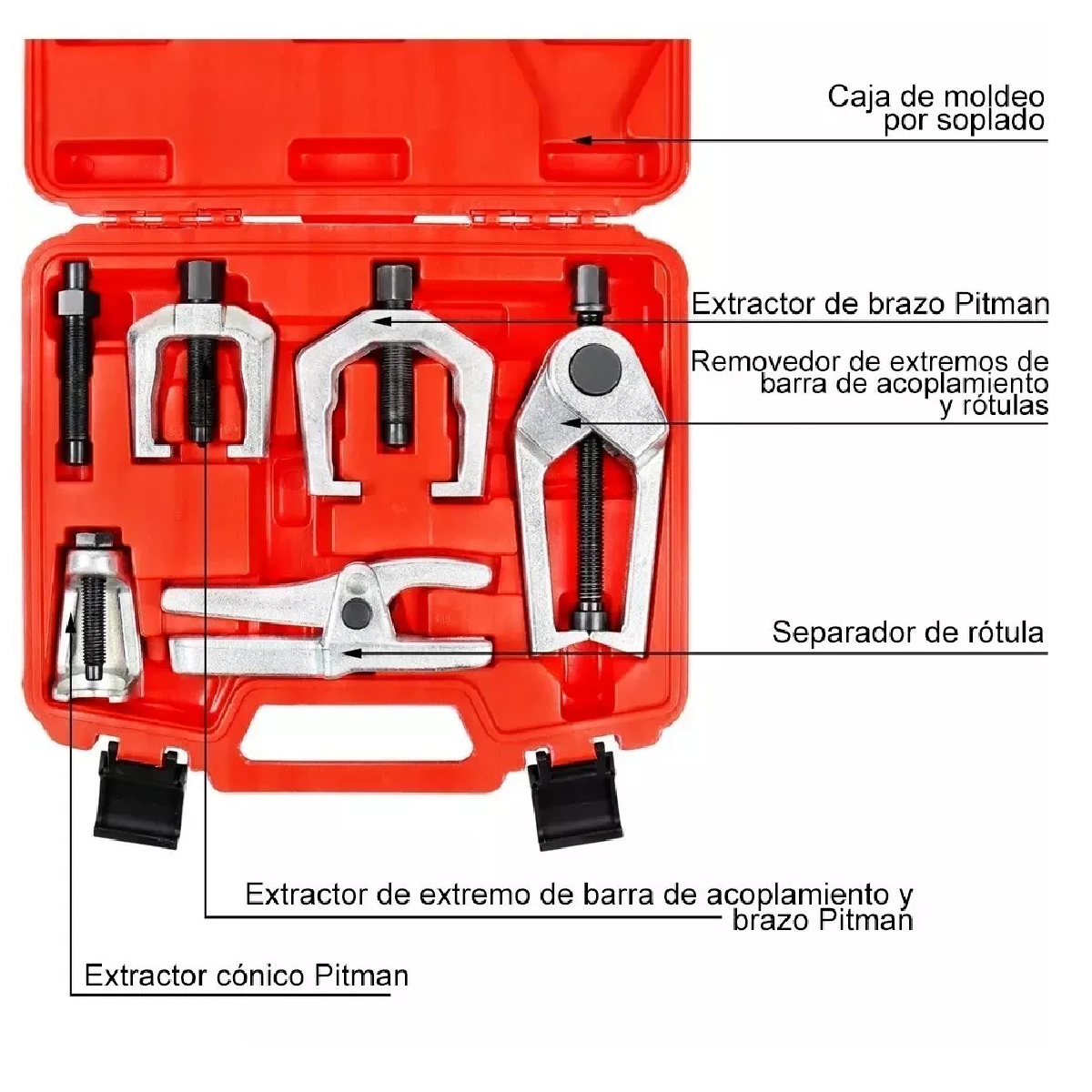 Extractor Rotula Kit Herramienta Suspension Reparacion Auto