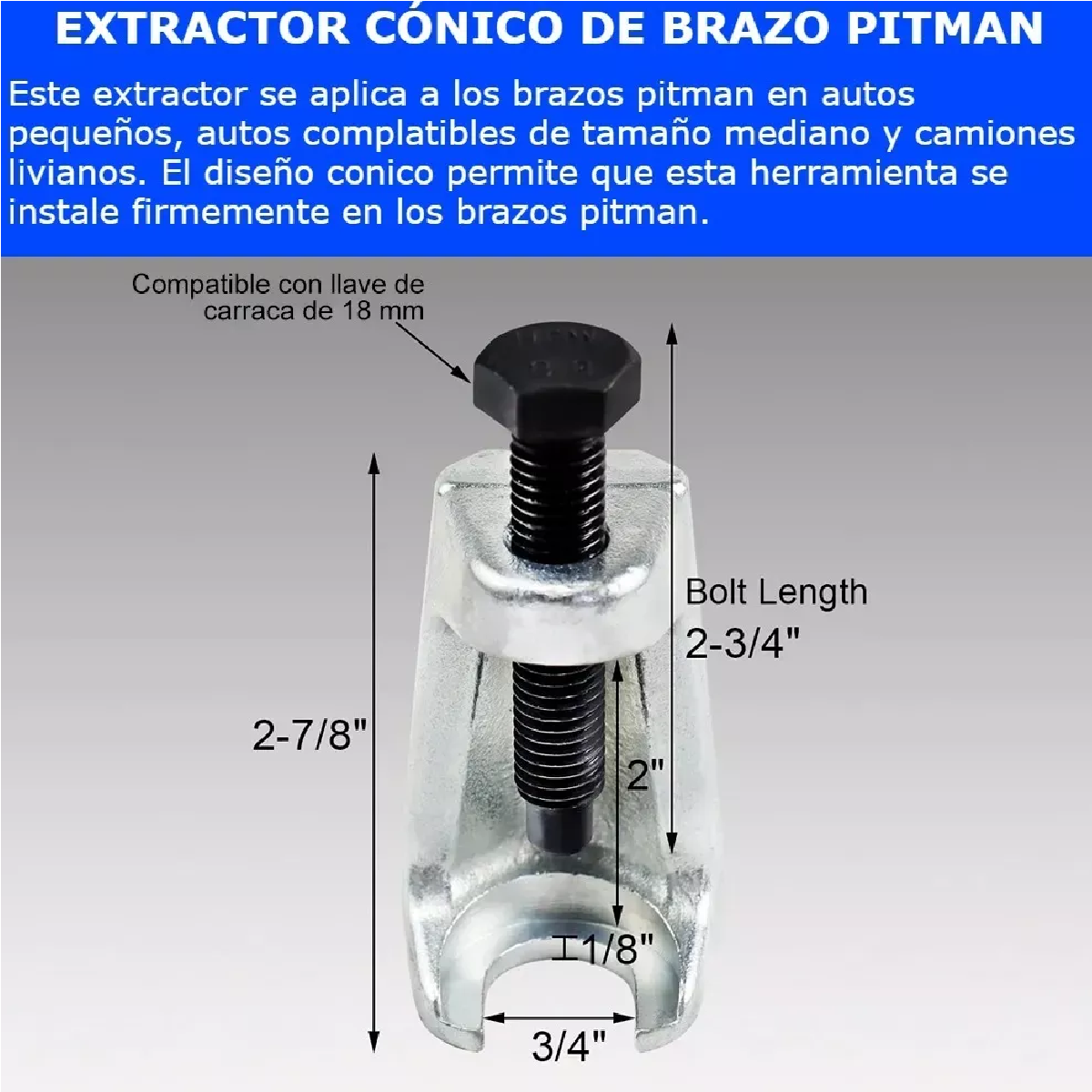 Extractor Rotula Kit Herramienta Suspension Reparacion Auto