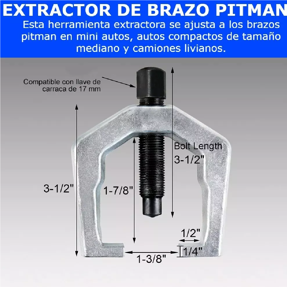 Extractor Rotula Kit Herramienta Suspension Reparacion Auto