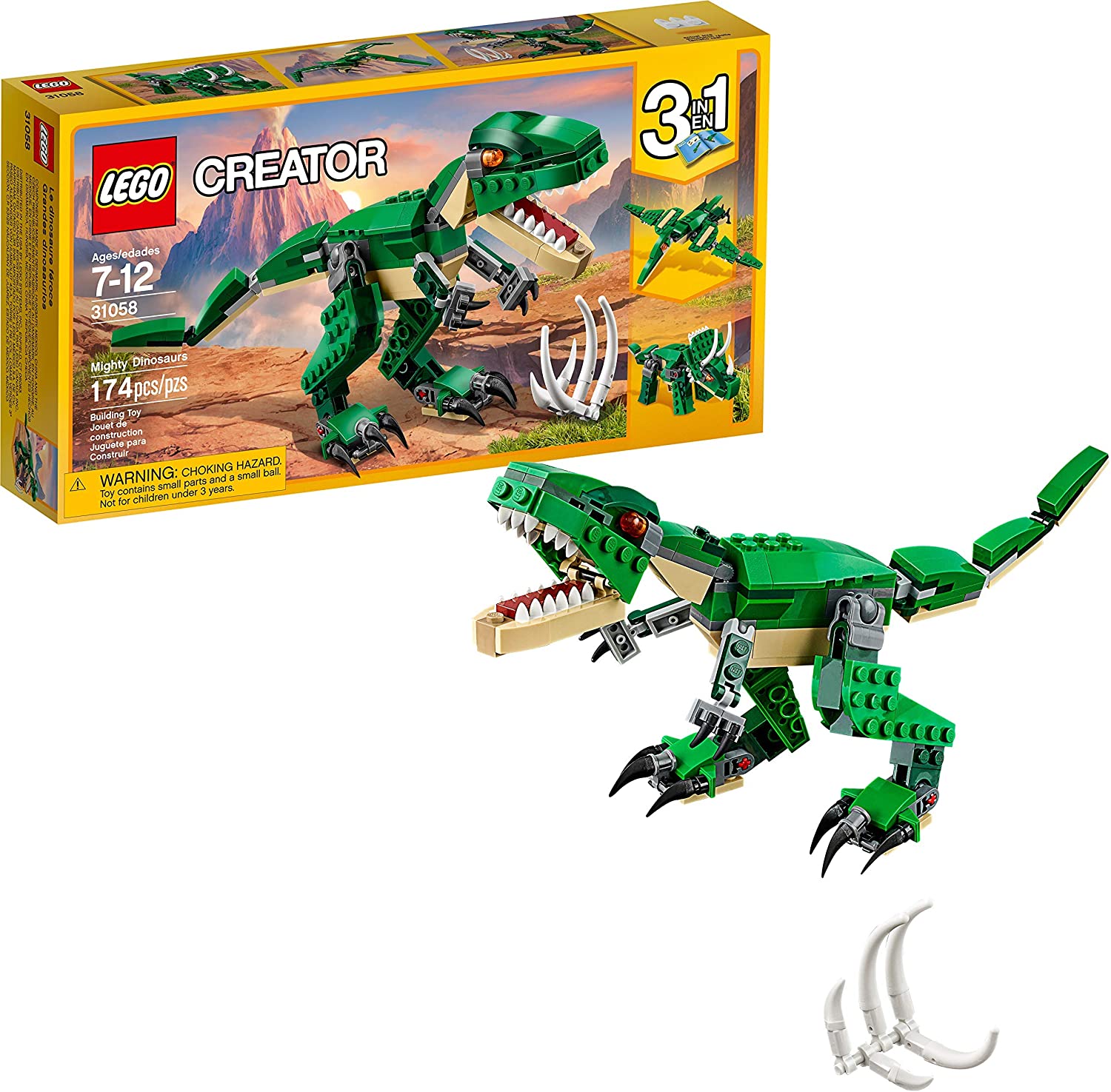 Lego Creator 3 En 1 31058 Grandes Dinosaurios