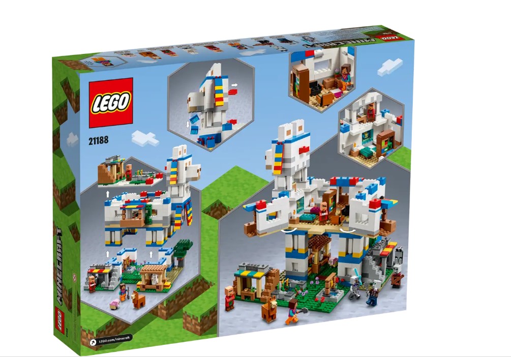 Lego Minecraft 21188 El Pueblo-llama.