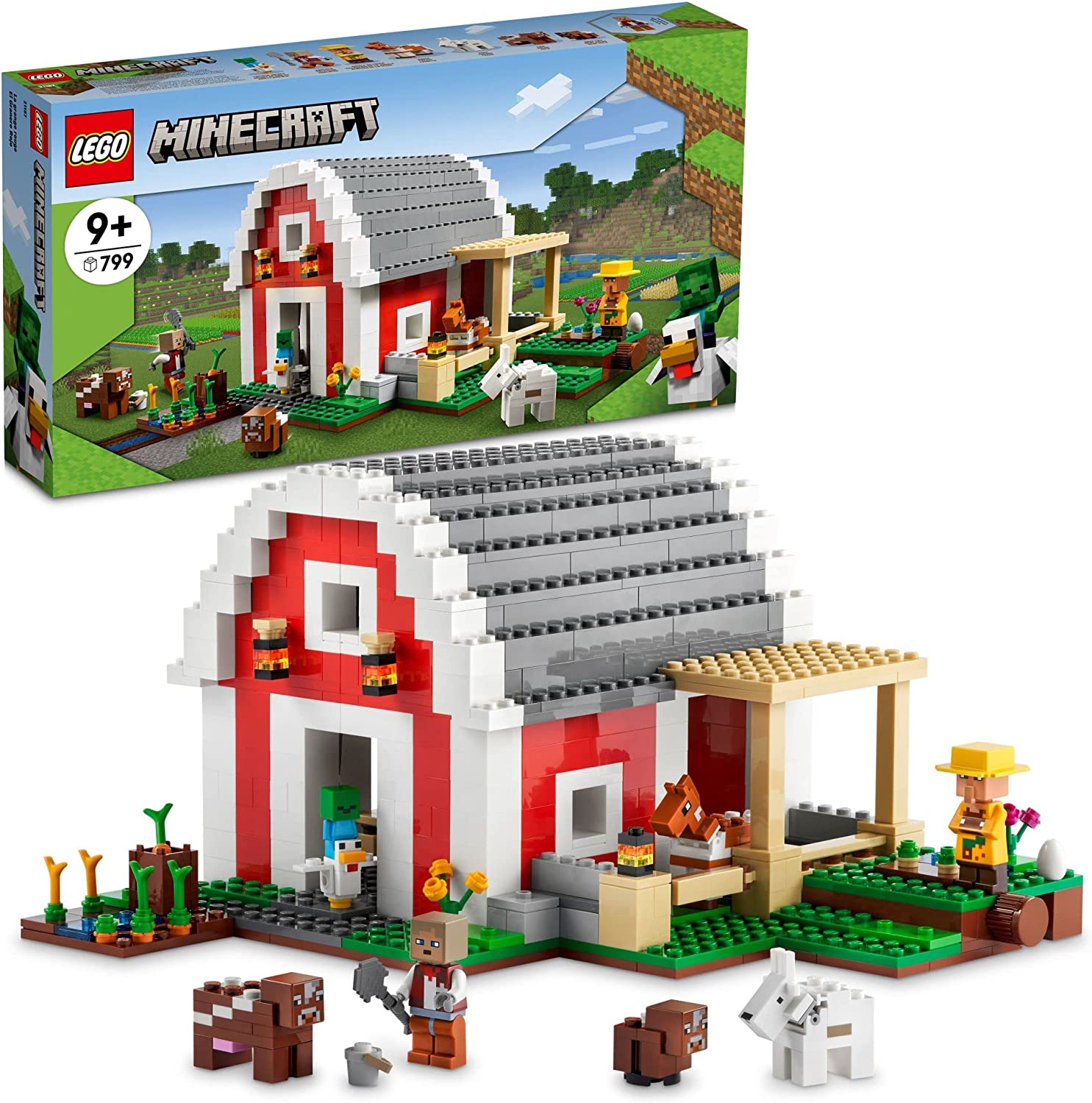 Lego Minecraft 21187 El Granero Rojo