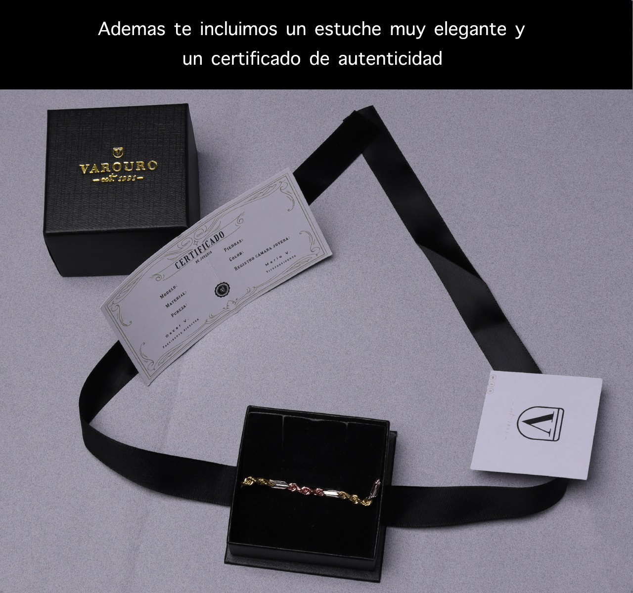 Pulsera Torzal Figaro Esclava Oro 10k Italiano 18cm - 3.6mm