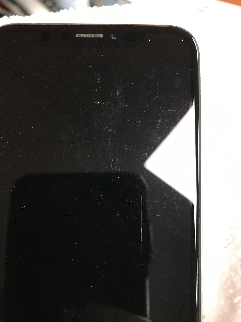 Celular Apple iPhone X 256gb Silver reacondicionado Grado C