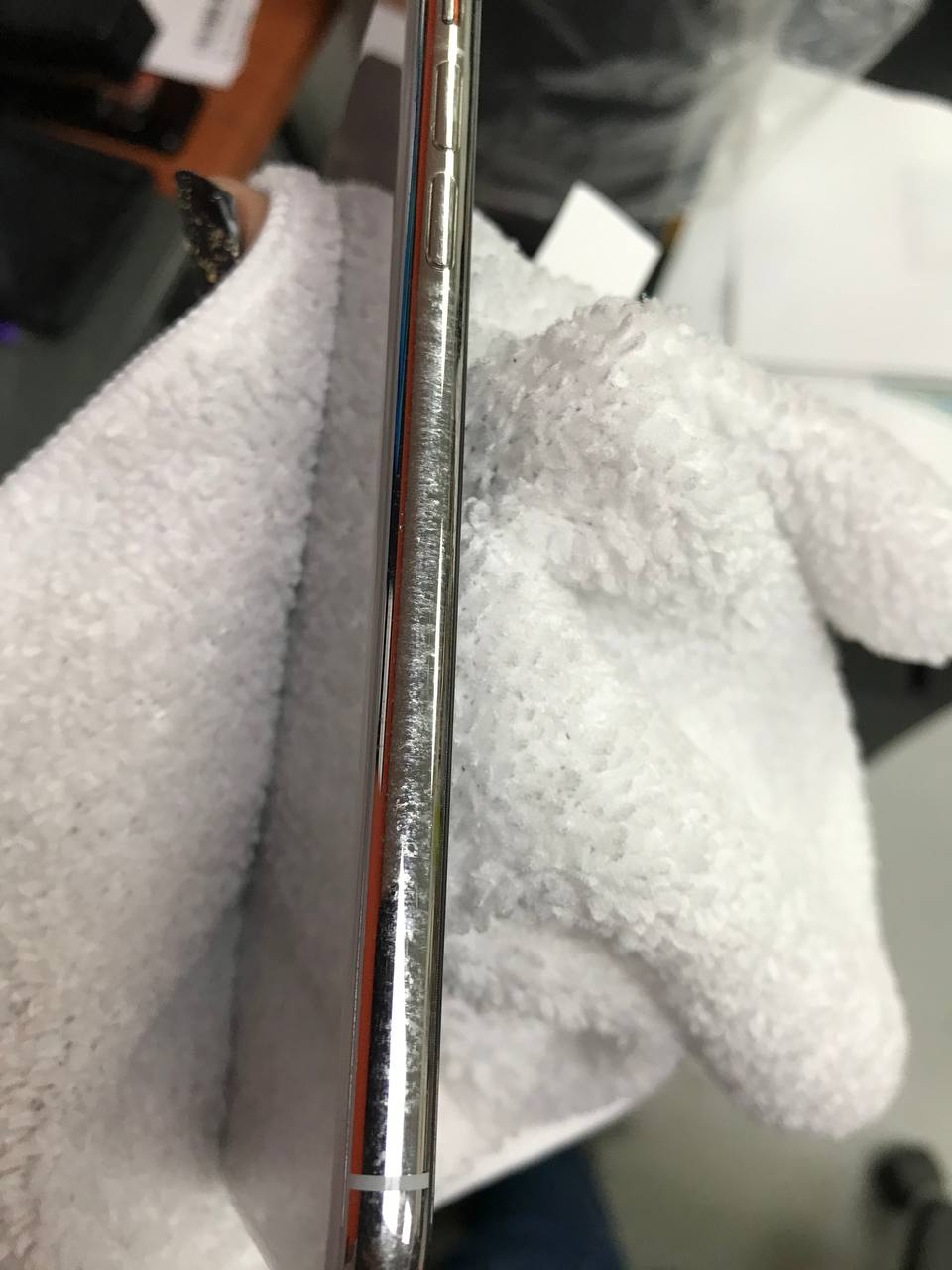 Celular Apple iPhone X 256gb Silver reacondicionado Grado C