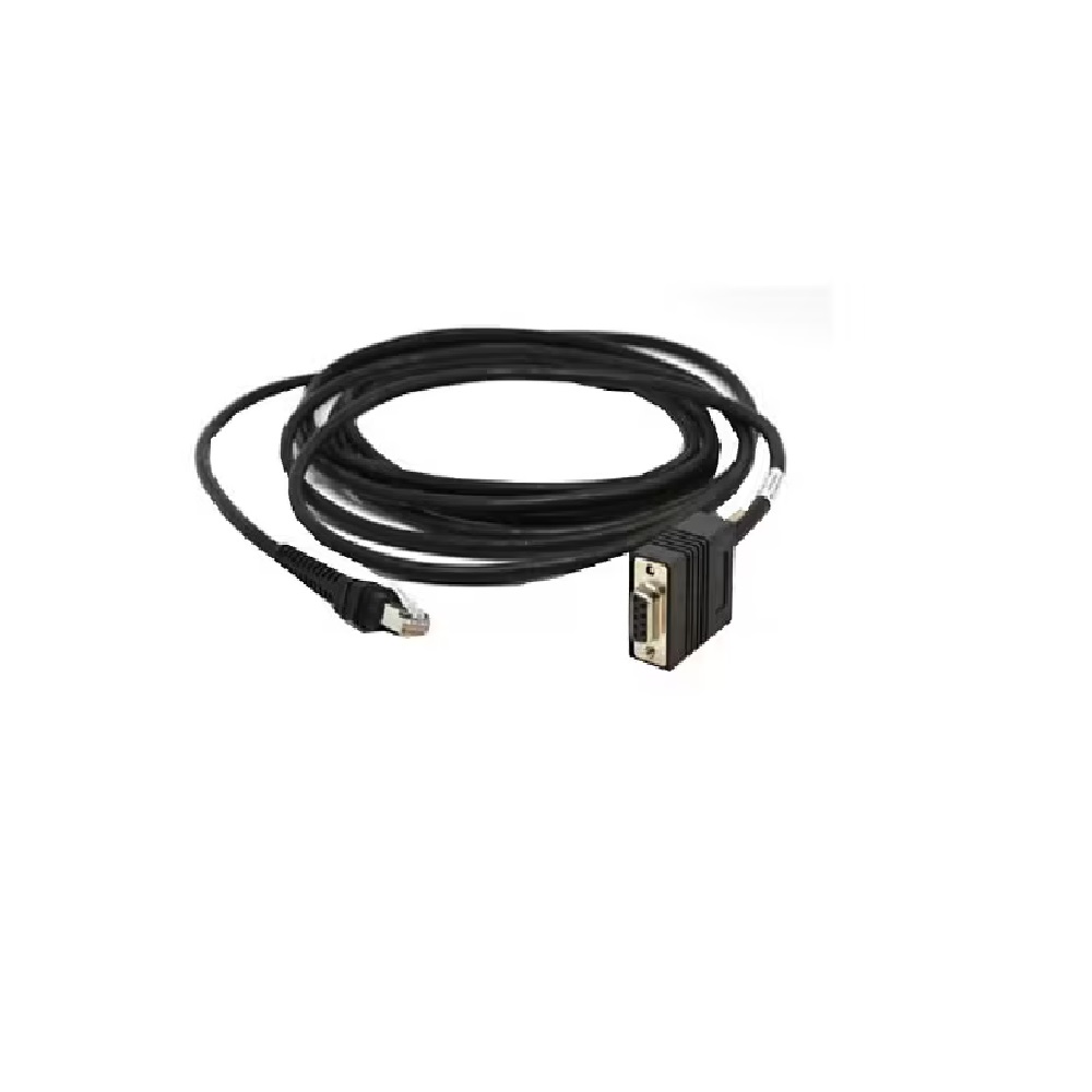Datalogic CAB-433 Cable Plano RS-232 PWR Hembra, 9P, Gris
