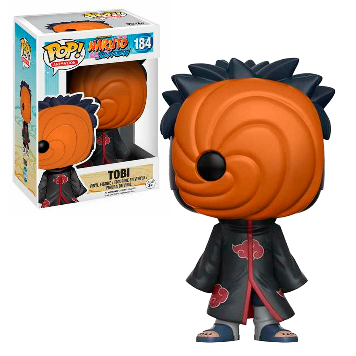 Funko Pop Tobi #184 Naruto Shippuden Anime Figura Original