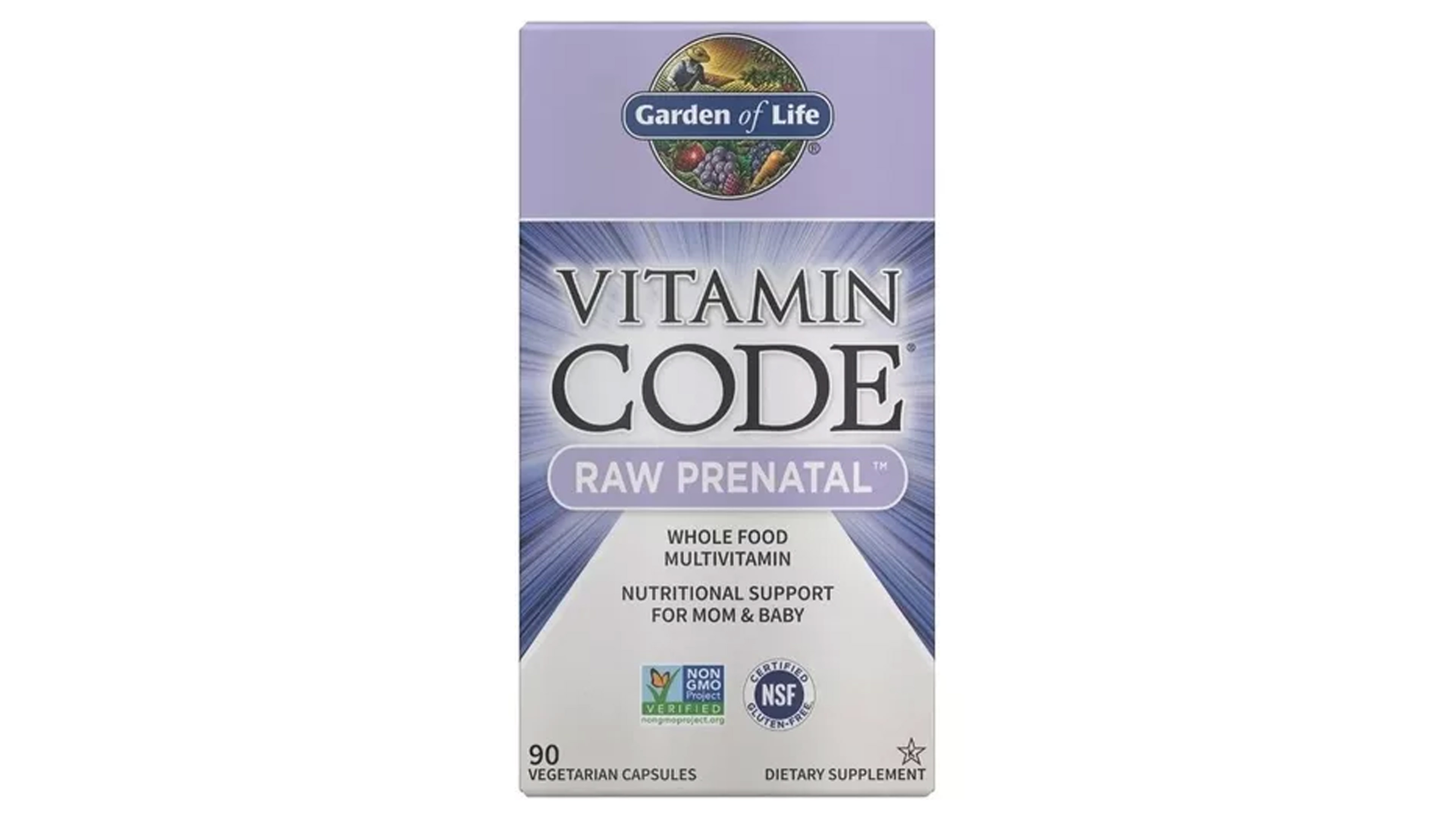 Multivitamínico Prenatal Garden of Life Vitamin Code 90 Caps + Selenio Y Biotin 