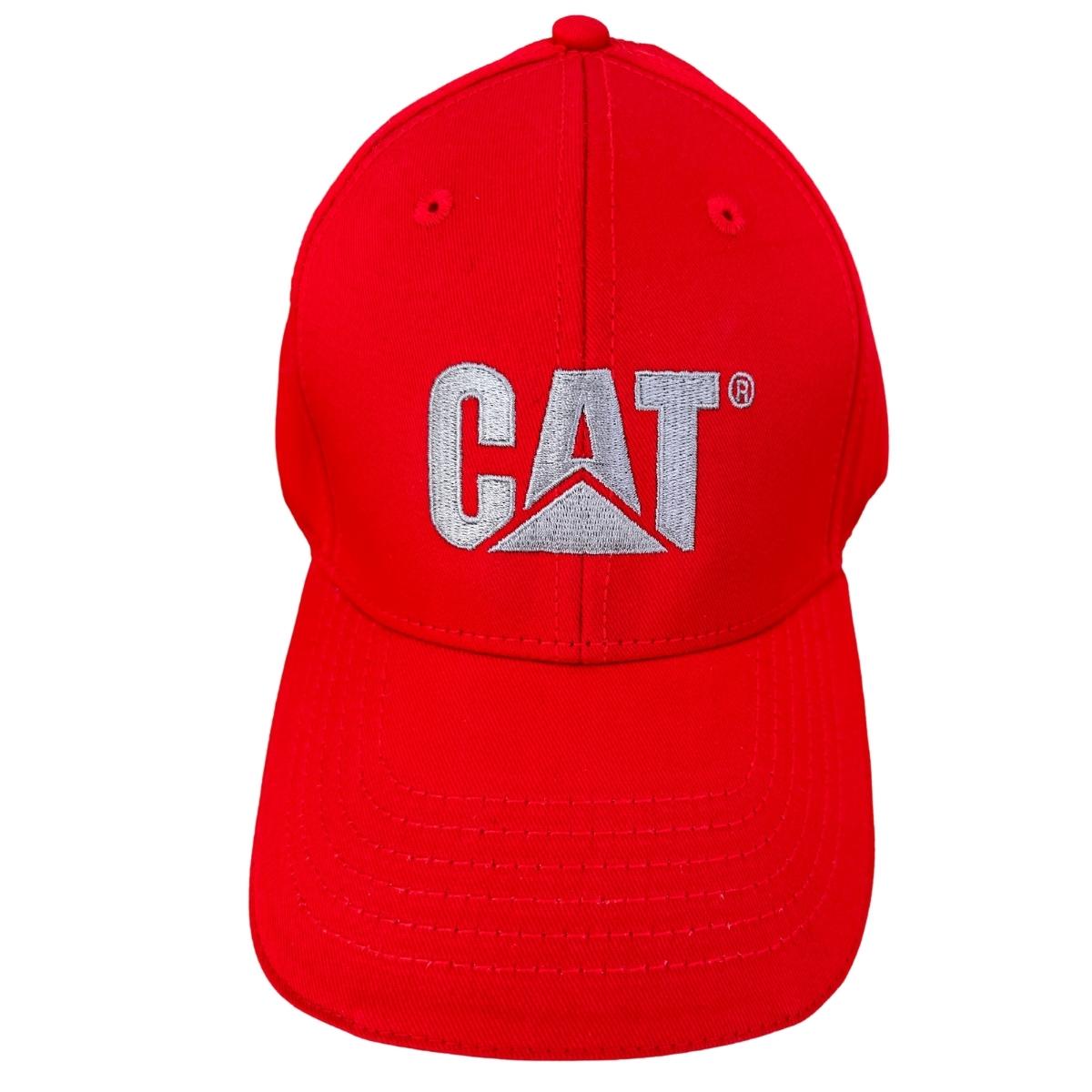  Gorra Cat Original Trucker Cachucha Caterpillar Unisex Roja