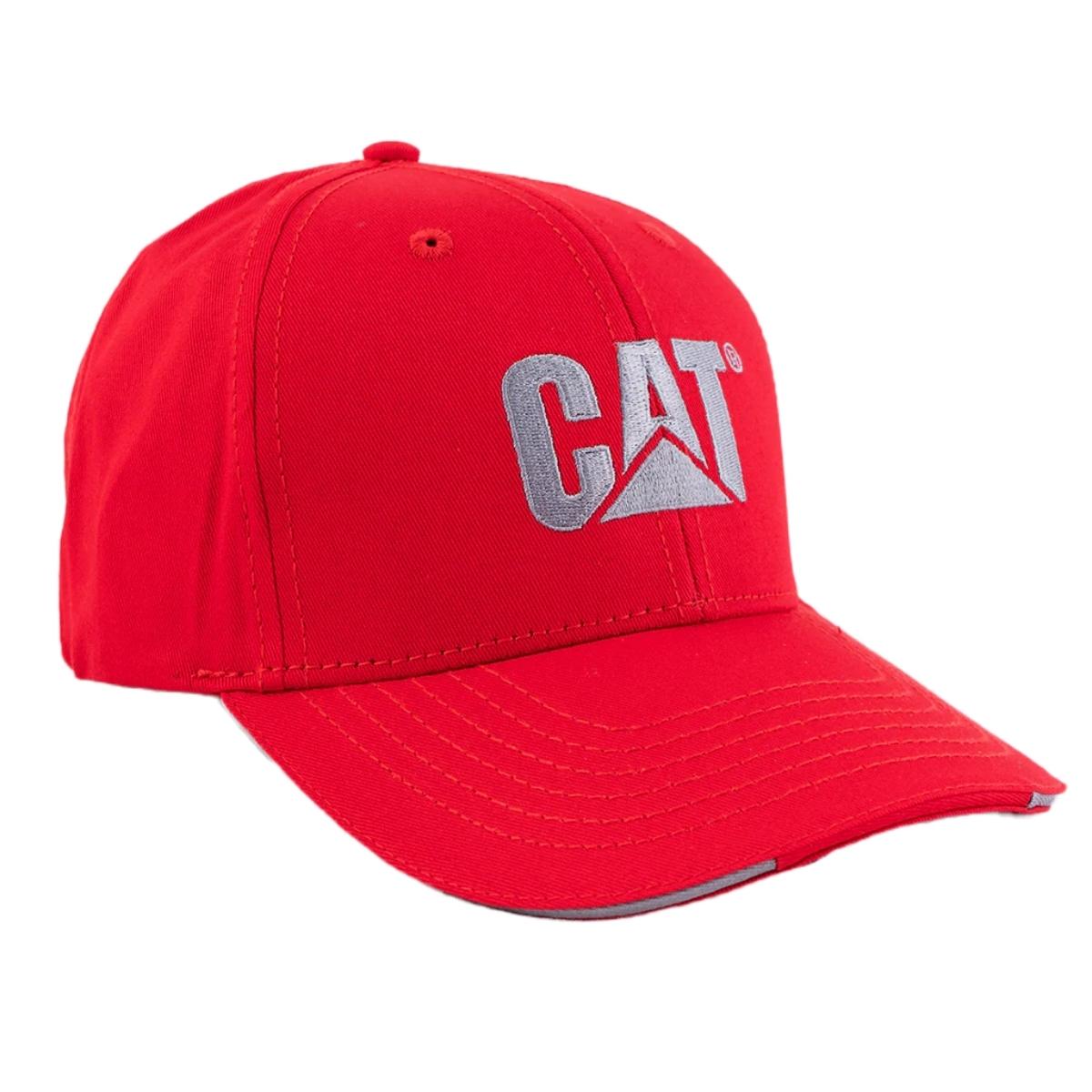  Gorra Cat Original Trucker Cachucha Caterpillar Unisex Roja