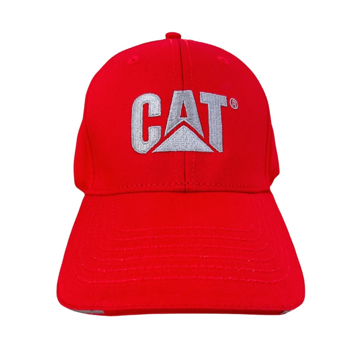  Gorra Cat Original Trucker Cachucha Caterpillar Unisex Roja