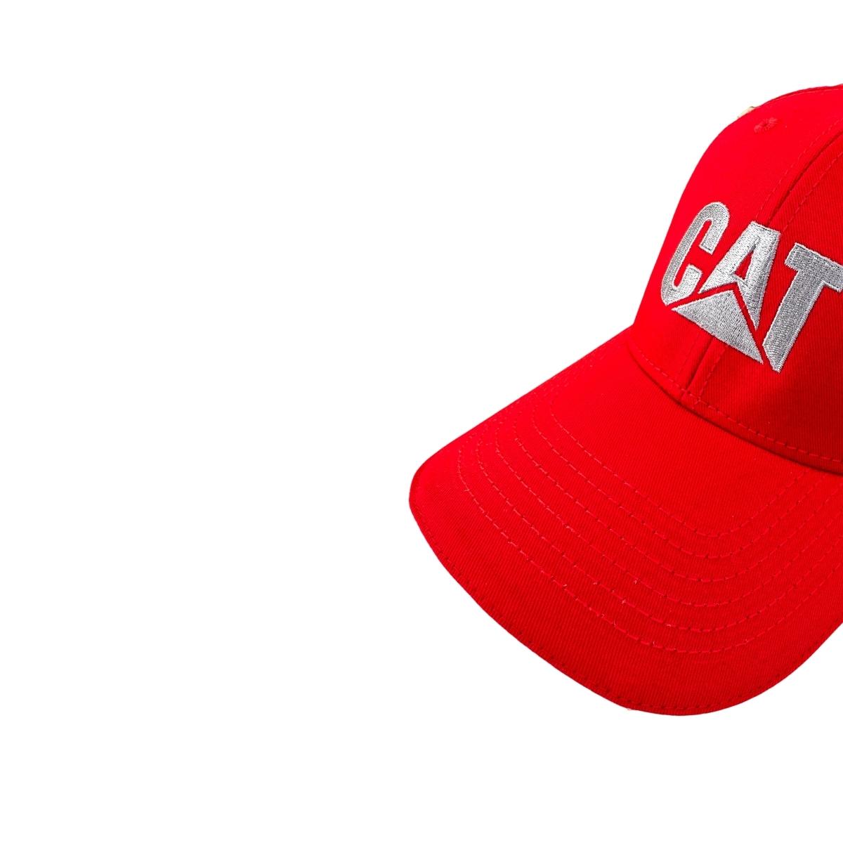  Gorra Cat Original Trucker Cachucha Caterpillar Unisex Roja