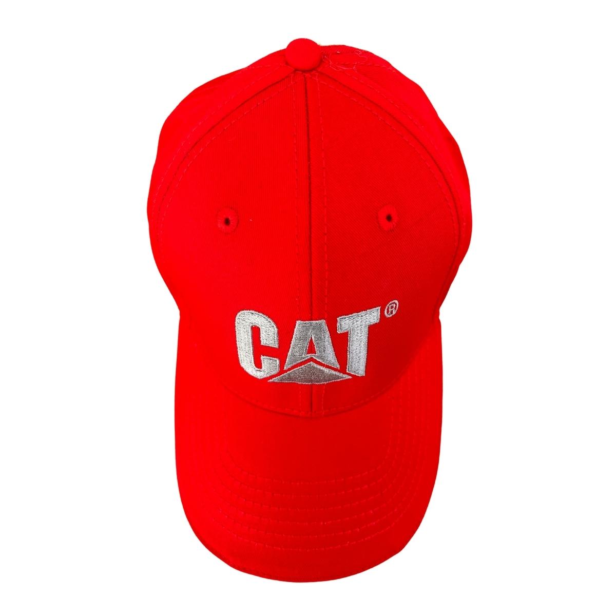  Gorra Cat Original Trucker Cachucha Caterpillar Unisex Roja