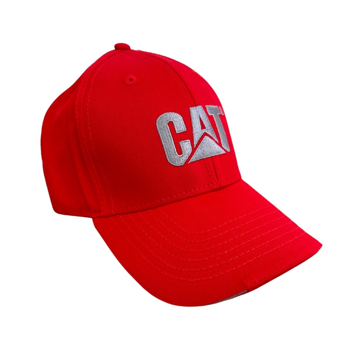  Gorra Cat Original Trucker Cachucha Caterpillar Unisex Roja