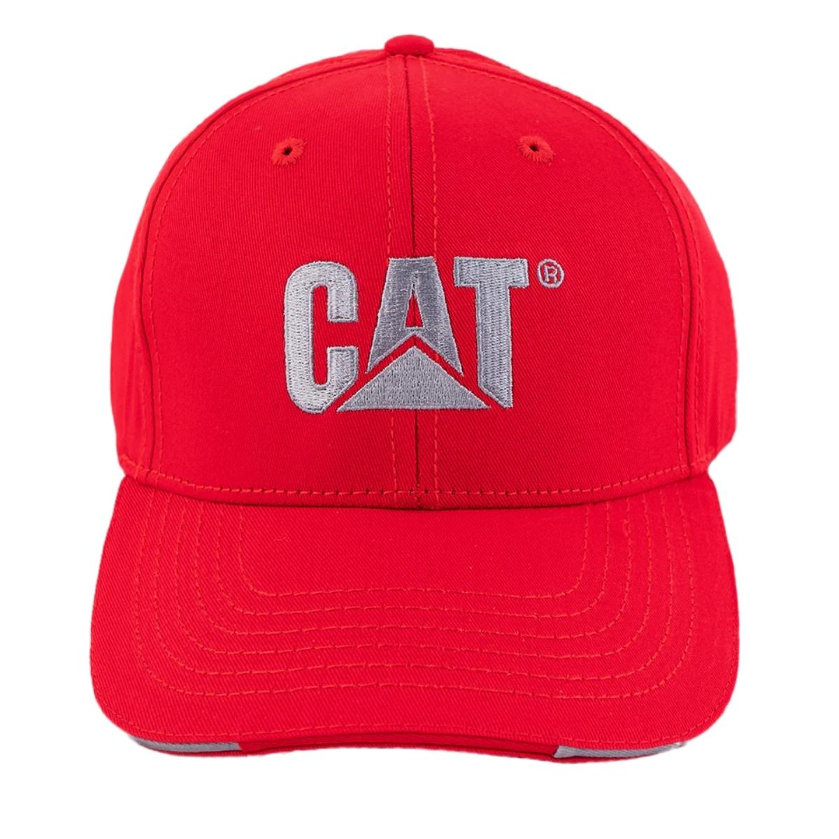 Gorra Cat Original Trucker Cachucha Caterpillar Unisex Roja