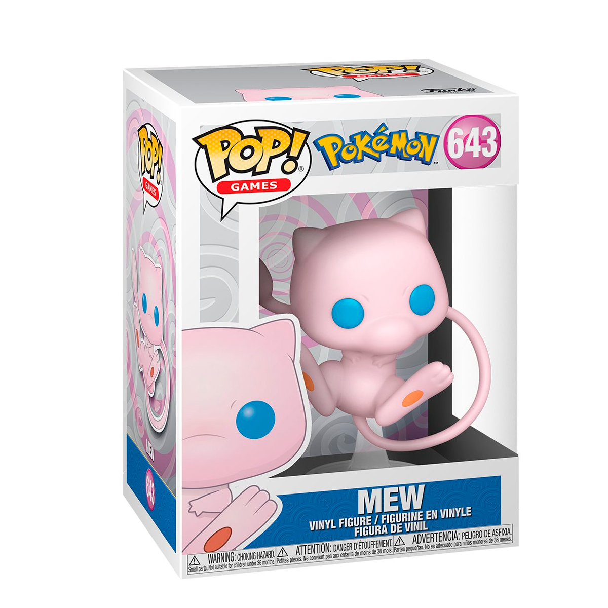 Funko Pop Mew #643 Pokedex Kanto 151 Pokemon Anime Figura Original