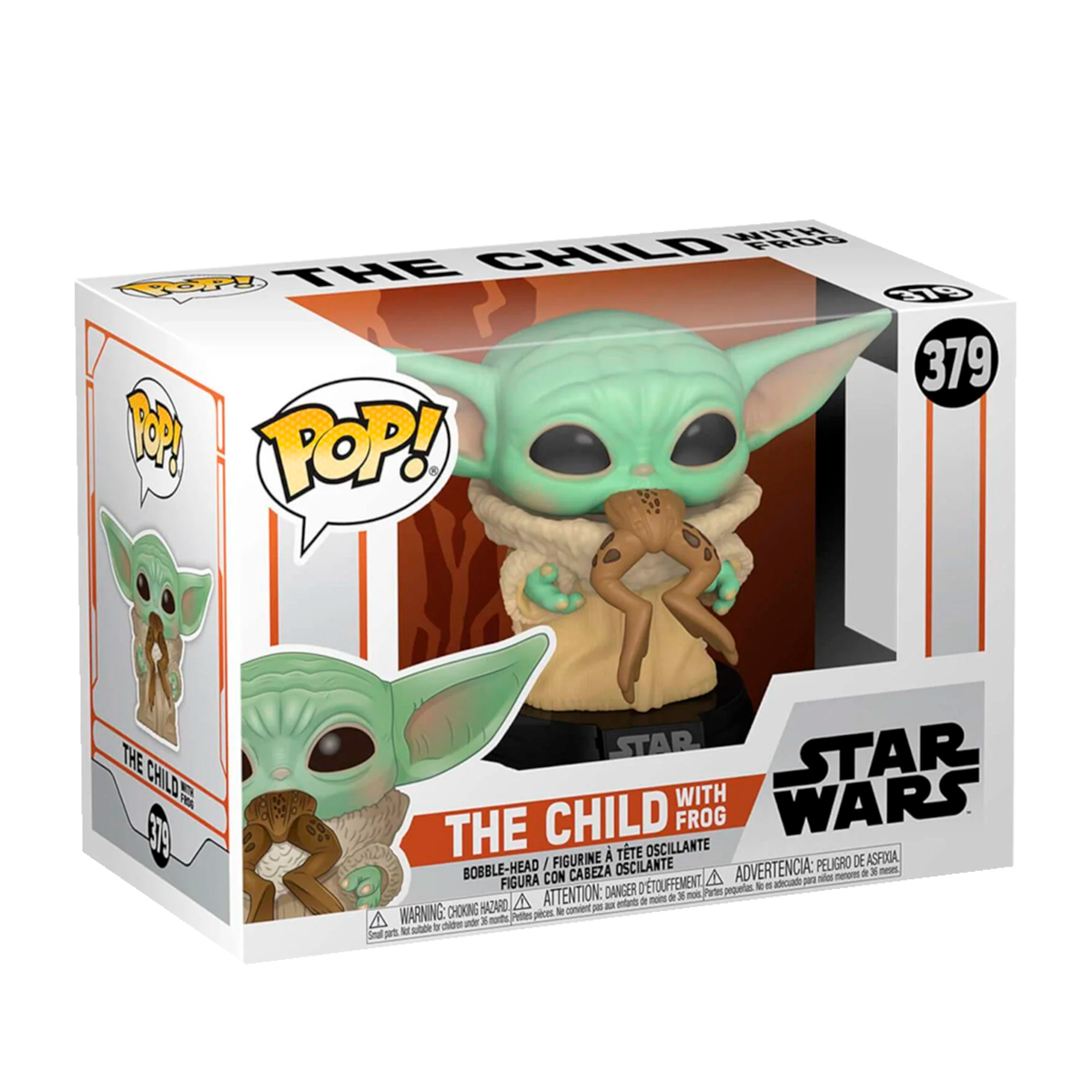 Funko Pop Baby Yoda Comiendo Ranita #379 Star Wars Mandalorian Original