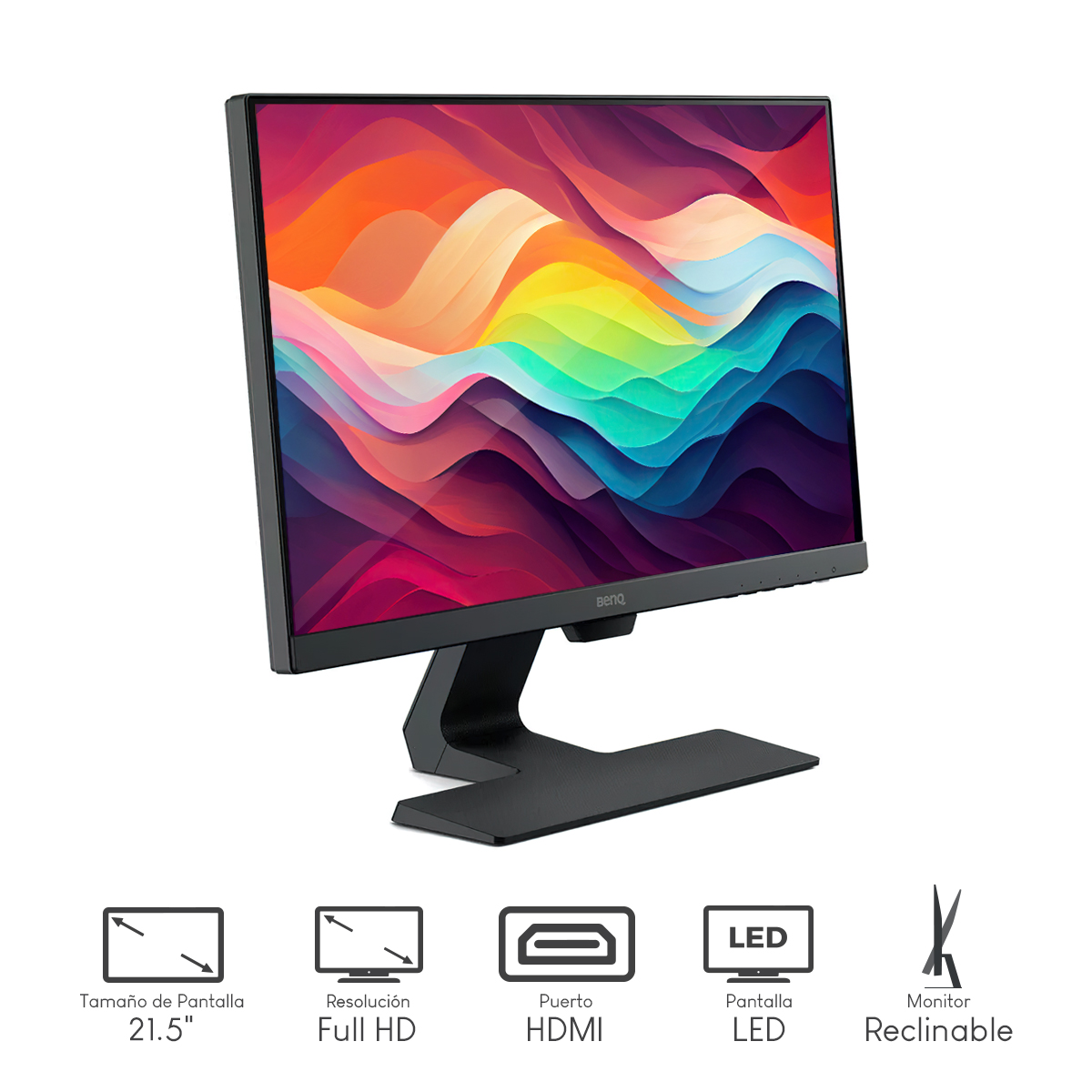 Monitor Benq gw2283 21.5Pulg FHD Led 60HZ Eyecare Tuv Black