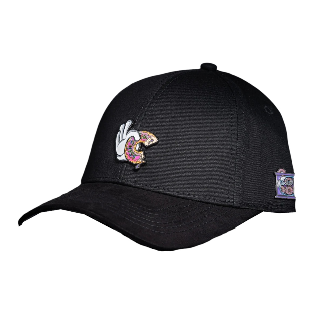 Gorra Cash Only The Munchies Co negra unisex dona05