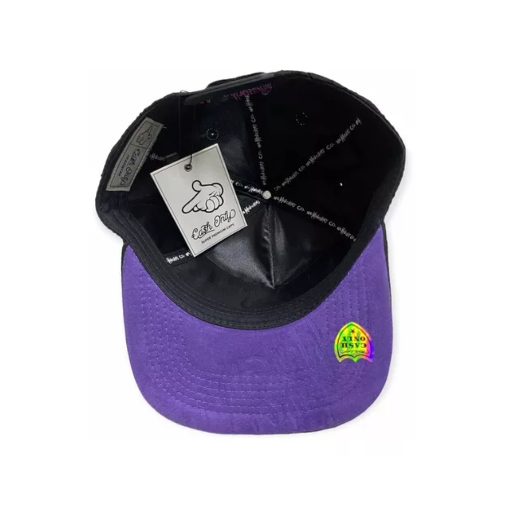 Gorra Cash Only The Munchies Co negra unisex dona05