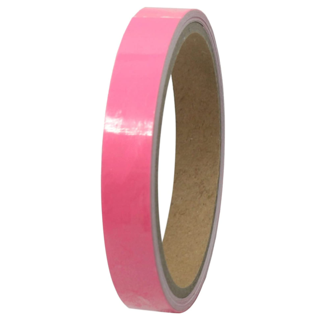 Cinta Decorativa Autoadhesiva Rosa Fosforescente 3 m