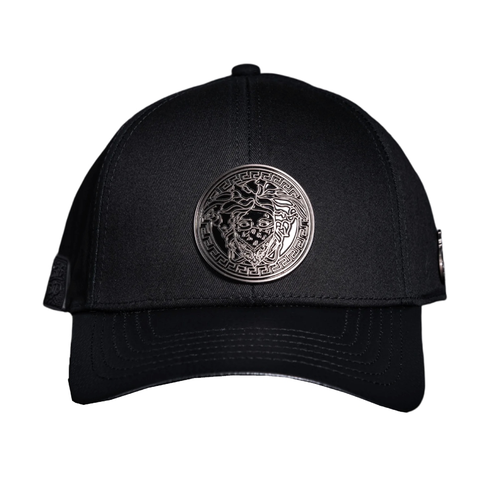 GORRA CASH ONLY MEDUSA NEGRO-UNISEX VERSACE-04