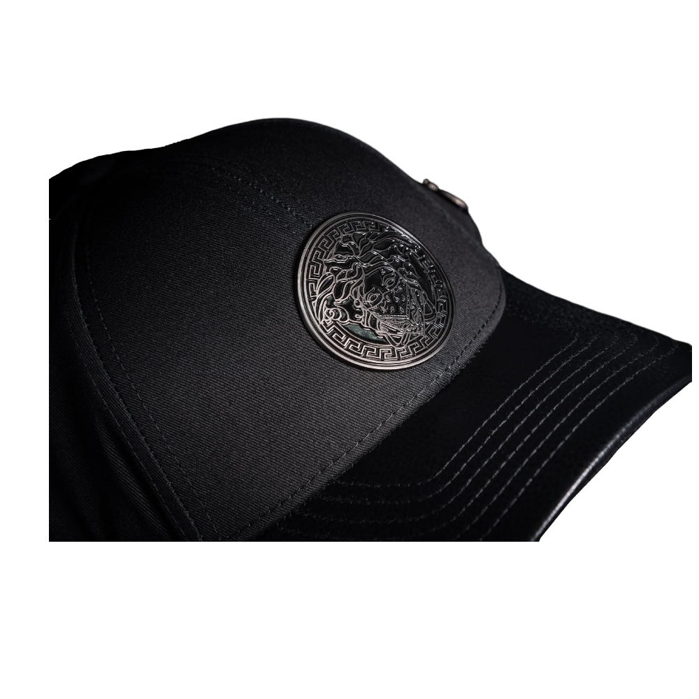 GORRA CASH ONLY MEDUSA NEGRO-UNISEX VERSACE-04