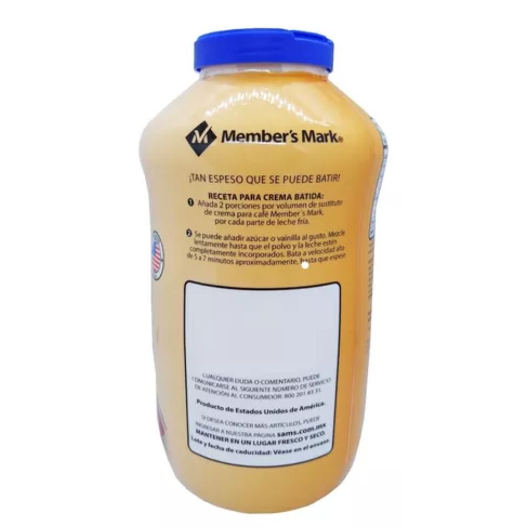 Sustituto De Crema En Polvo Para Cafe Member's Mark 1 Kg