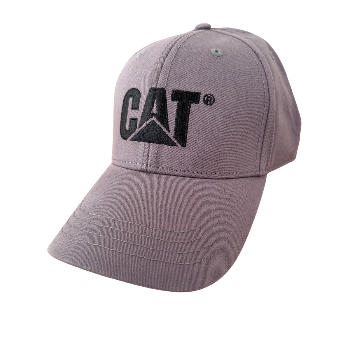Gorra Cat Original Trucker Cachucha Caterpillar Gris Curva