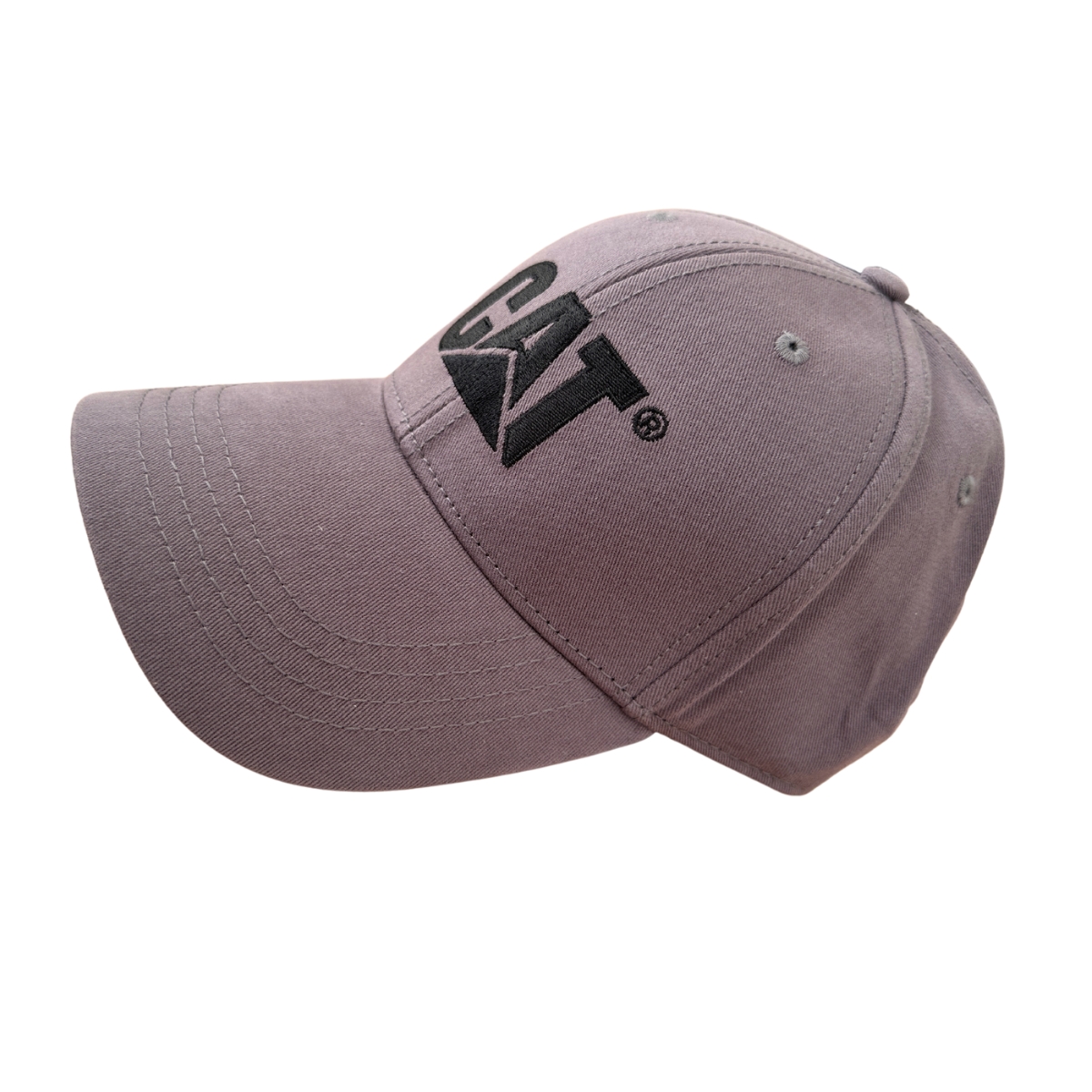 Gorra Cat Original Trucker Cachucha Caterpillar Gris Curva