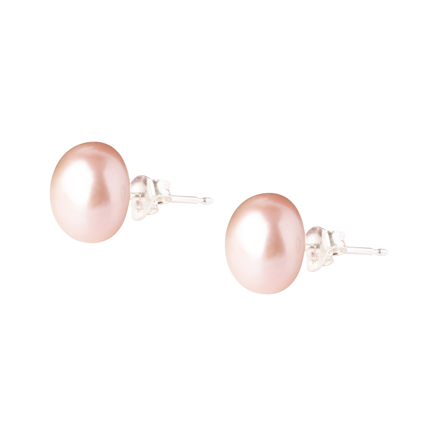 Aretes perla rosa grande , Joyería para Mujer de Anante Joyería