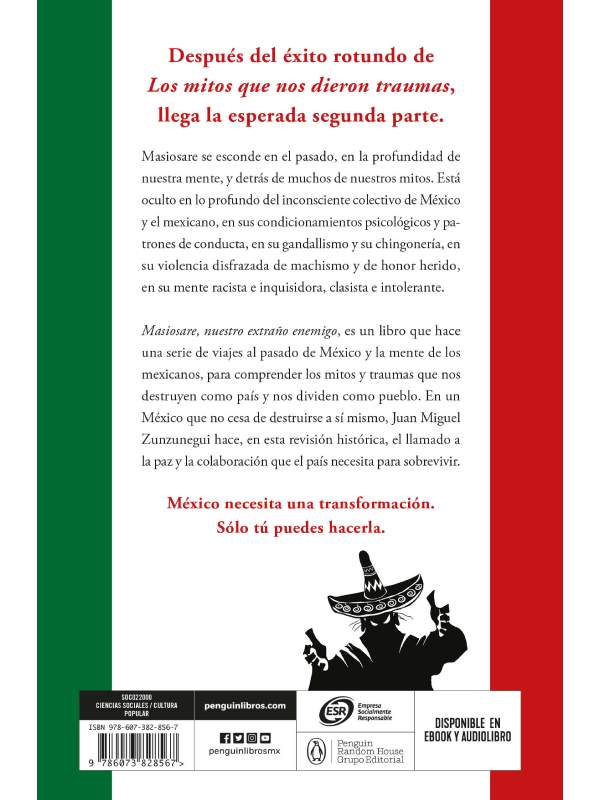 Libro Masiosare (Los mitos que nos dieron traumas 2) Autor Juan Miguel Zunzunegui