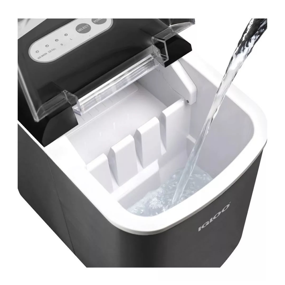 Maquina Para Hacer Hielo Igloo Iceb26bs 11 Kg Led Cubos 110v