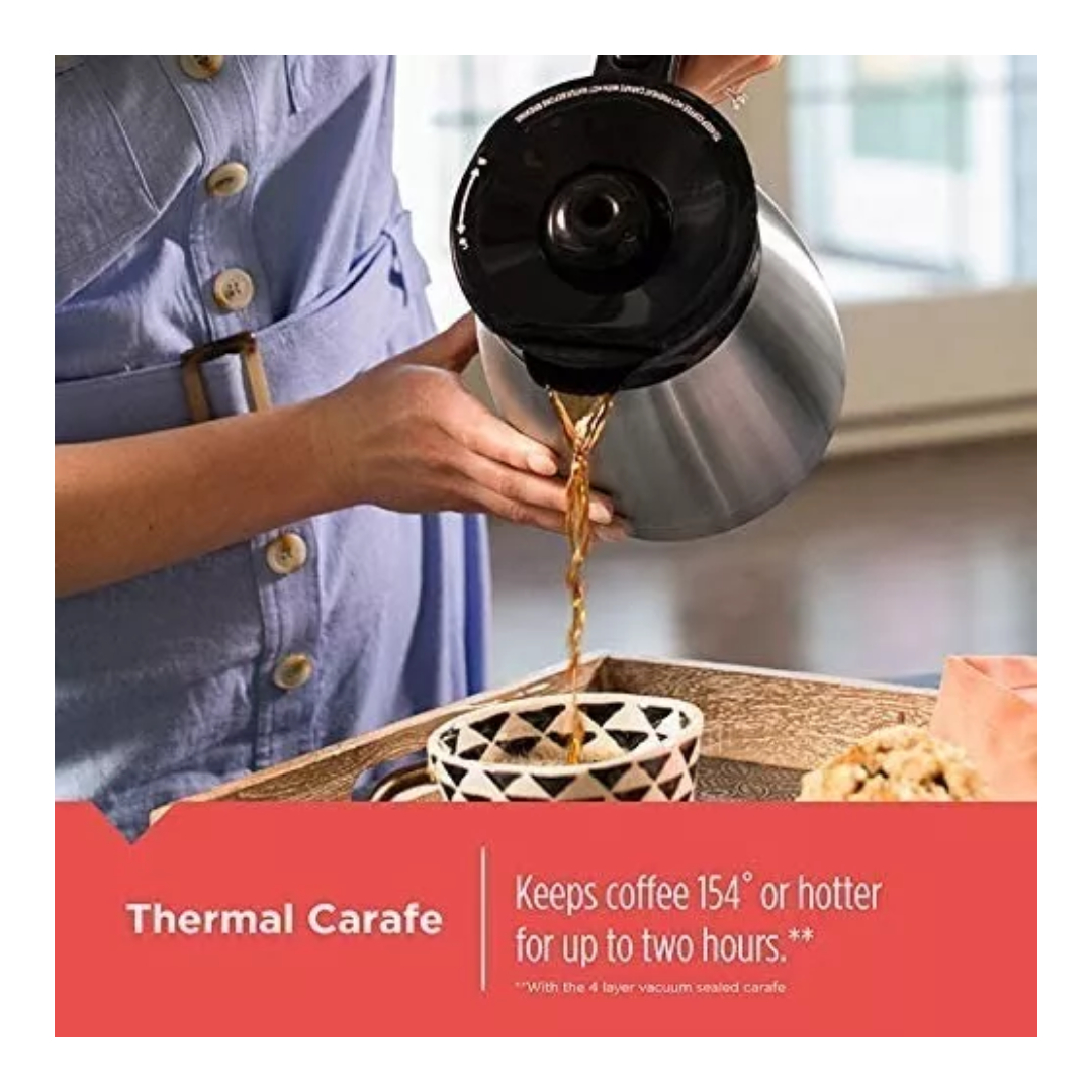 Cafetera Jarra Térmica Black+decker Cm2045b-1, De 12 Tazas
