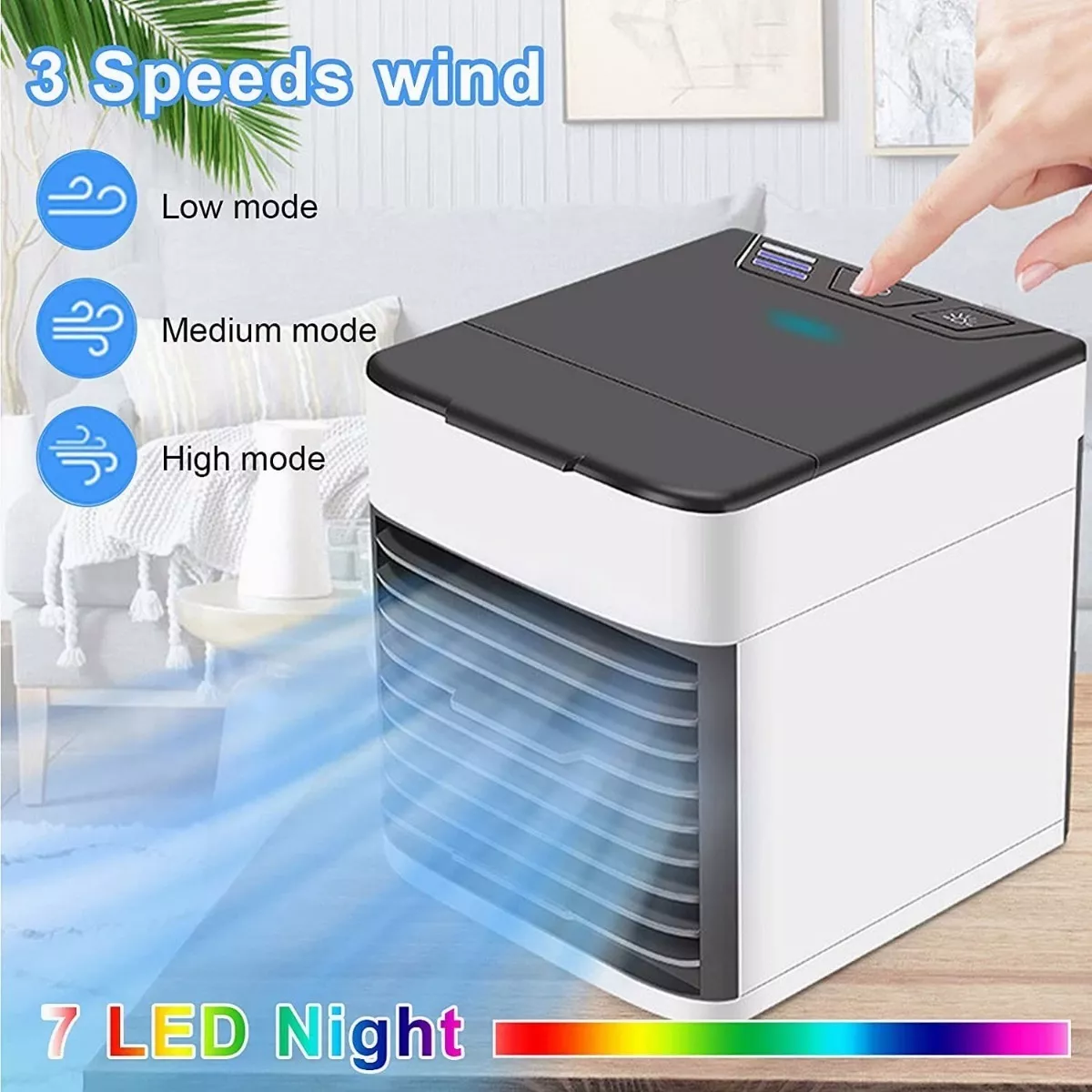 Mini Aire Acondicionado Portatil Enfriador Clima Escritorio