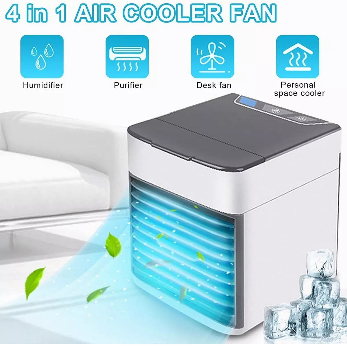 Mini Aire Acondicionado Portatil Enfriador Clima Escritorio