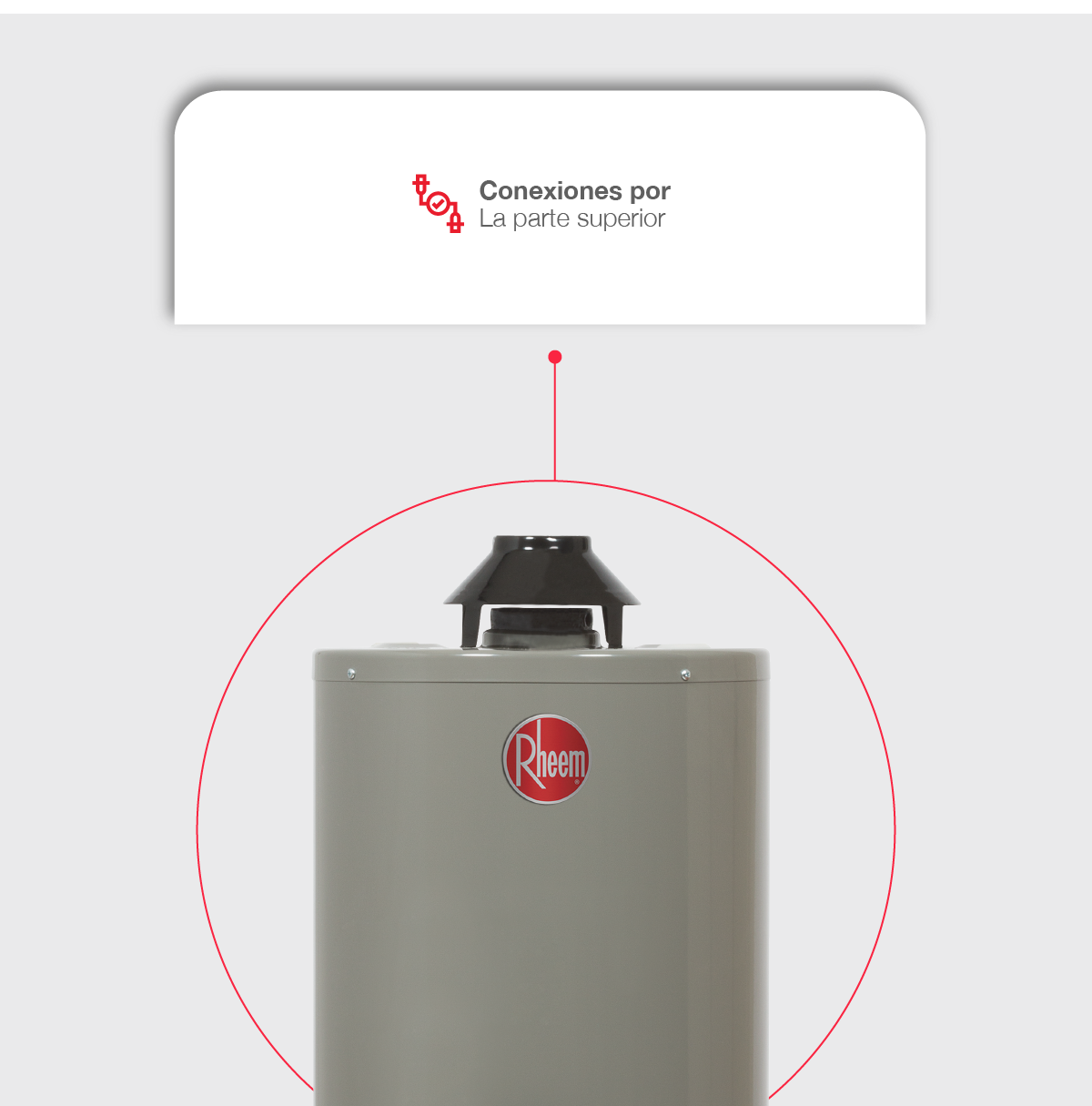 Calentador de Agua de Deposito 49 Litros a Gas LP 1.5 Servicios