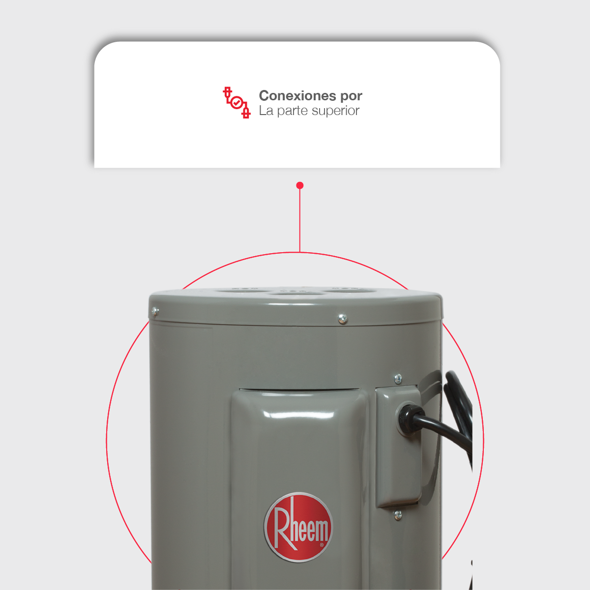 Calentador de Agua de Deposito Electrico  127 V 9 Litros 0.5 Servicio